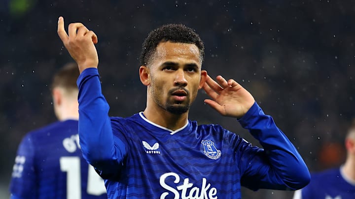 Iliman Ndiaye a marqué 5 buts cette saison avec Everton 