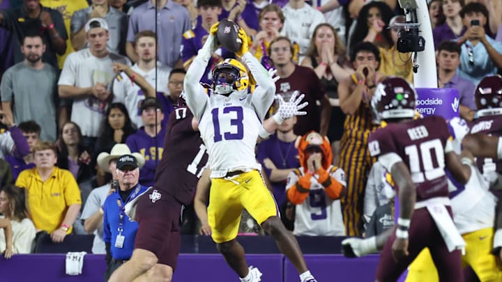 USA; Louisiana State Tigers defensive back A.J. Haulcy