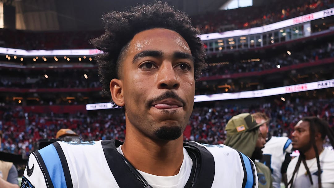 Carolina Panthers quarterback Bryce Young