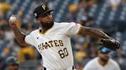 Pittsburgh Pirates relief pitcher Dennis Santana (60) pitches against the Seattle Mariners during the eighth inning at PNC Park. 