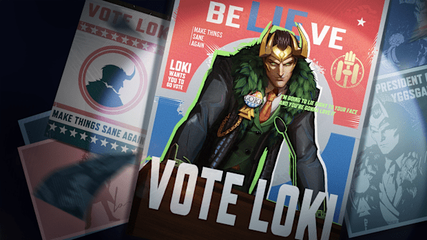 President Loki skin in Marvel Rivals.