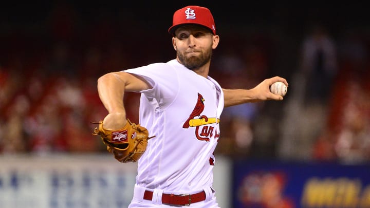 Aug 30, 2018; St. Louis, MO, USA; St. Louis Cardinals relief pitcher Chasen Shreve (40) pitches during the eighth inning against the Pittsburgh Pirates at Busch Stadium. Mandatory Credit: Jeff Curry-USA TODAY Sports