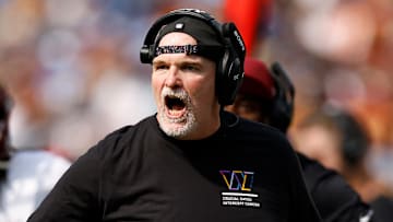 Washington Commanders head coach Dan Quinn