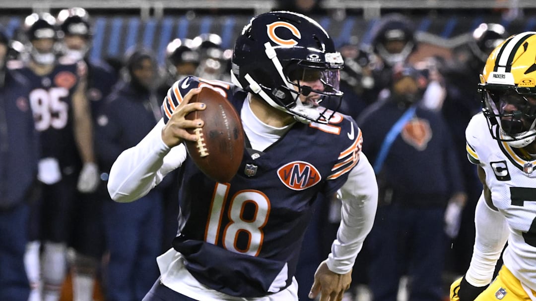 Caleb Williams led a spectacular comeback for the Bears on Saturday against the rival Packers in his first playoff start.