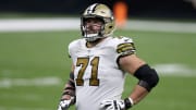 Dec 25, 2020; New Orleans, Louisiana, USA; New Orleans Saints offensive tackle Ryan Ramczyk (71) in the second half against the Minnesota Vikings at the Mercedes-Benz Superdome. Mandatory Credit: Chuck Cook-USA TODAY Sports