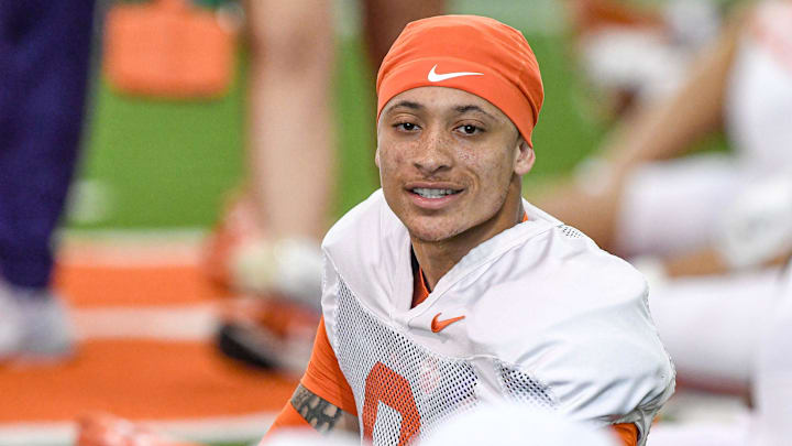 Clemson cornerback Avieon Terrell (8)