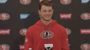 San Francisco 49ers quarterback Brock Purdy on May 21, 2025.