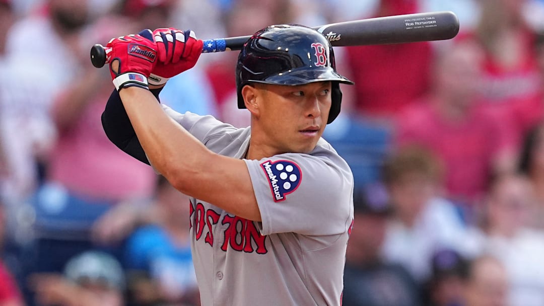 Boston Red Sox outfielder Rob Refsnyder