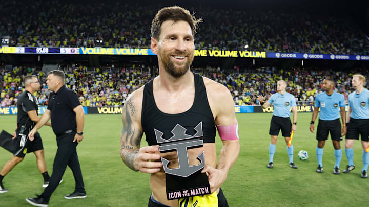 Lionel Messi scored his 60th career hat-trick on Saturday night. Lionel Messi scored his 60th career hat-trick on Saturday night.