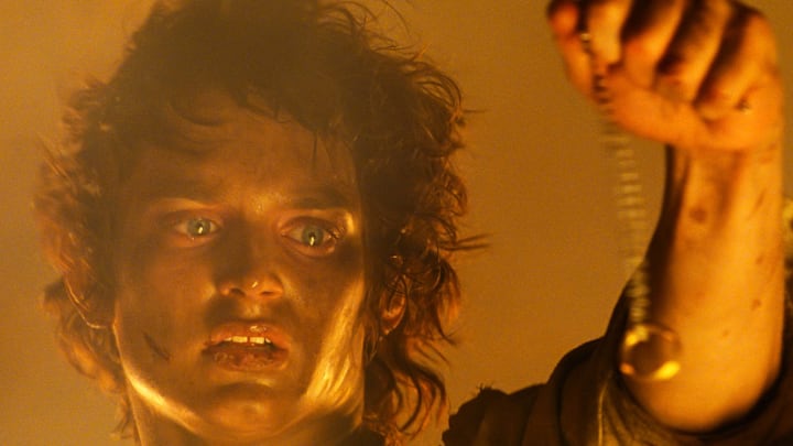 Frodo Baggins (Elijah Wood) in The Lord of the Rings: The Return of the King.