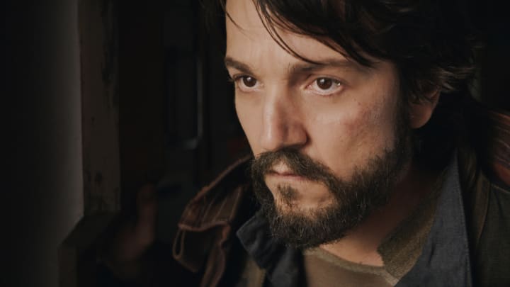 Cassian Andor (Diego Luna) in Lucasfilm's ANDOR, exclusively on Disney+. ©2022 Lucasfilm Ltd. & TM. All Rights Reserved.