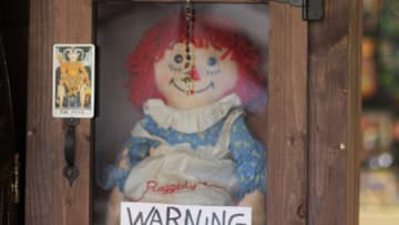    The 'Annabelle Creation' doll, that doll haunts us, once in a while the doll will be on the floor and the door will be open, things have fallen off shelves around it. That   s why my logo says    Where ghosts have nightmares   ,    said Mountain Oddities owner, Jim Tull.

Odditiesphoto8
