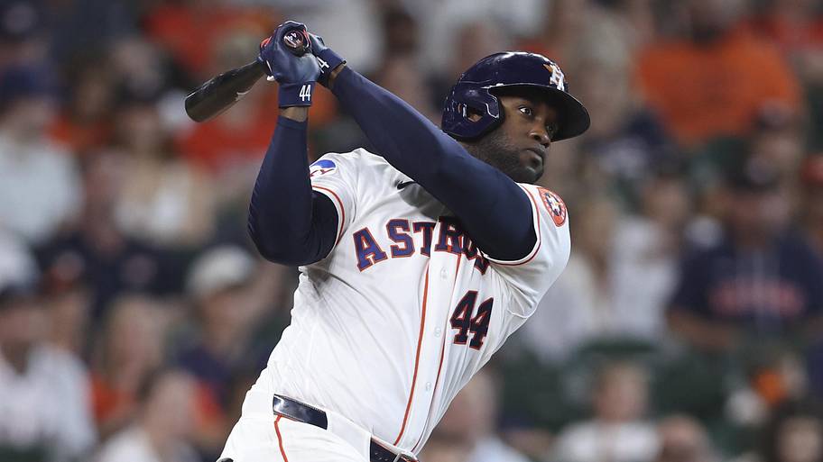 Houston Astros designated hitter Yordan Alvarez