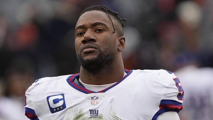 New York Giants linebacker Bobby Okereke (58) 