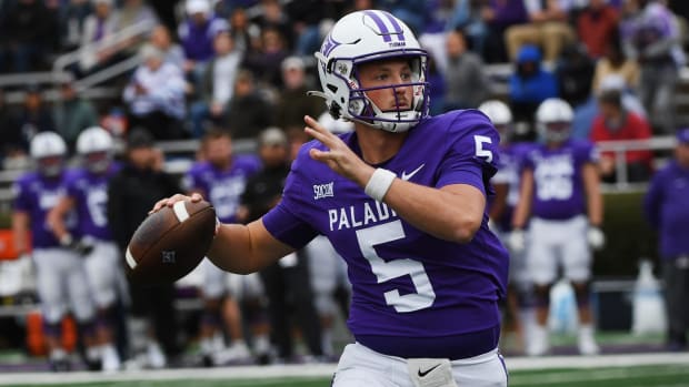 Furman quarterback Carson Jones