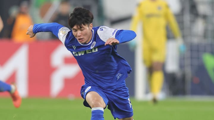 Fukuda im Spiel gegen Gladbach