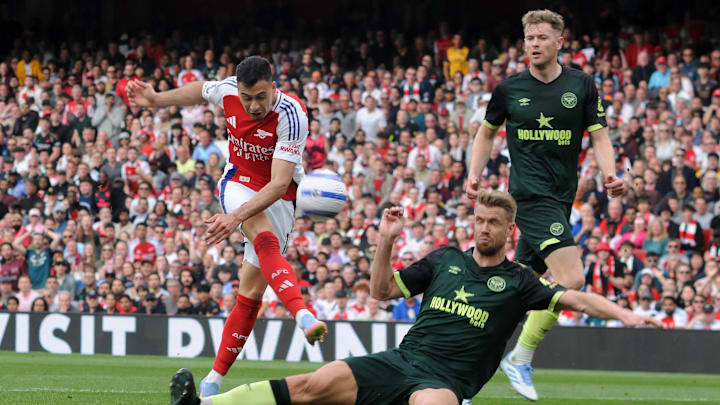 Arsenal hosted Brentford in the Premier League before heading to Spain for the Champions League.