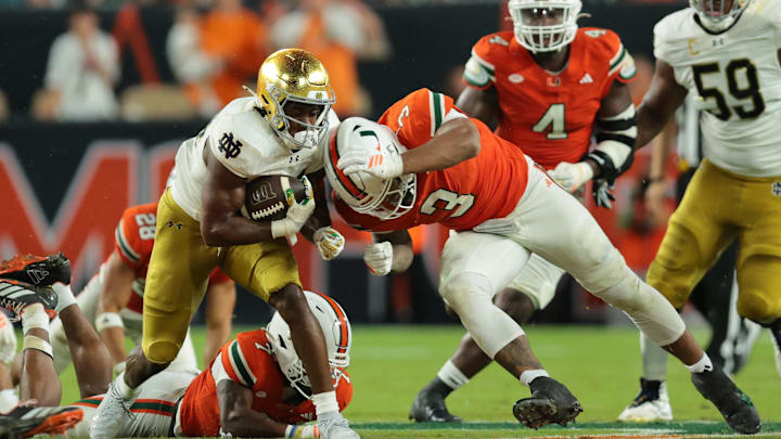 Both Miami and Notre Dame are hoping they are selected into the College Football Playoff this weekend. Both Miami and Notre Dame are hoping they are selected into the College Football Playoff this weekend.