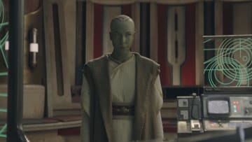 Vernestra Rwoh (Rebecca Henderson) in Lucasfilm's THE ACOLYTE, season one, exclusively on Disney+. ©2024 Lucasfilm Ltd. & TM. All Rights Reserved.