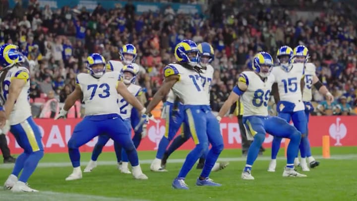 Davante Adams led the charge on having the Rams do a "siuuu" celebration. Davante Adams led the charge on having the Rams do a "siuuu" celebration.