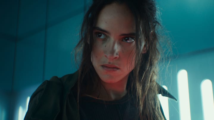 Bix Caleen (Adria Arjona) in Lucasfilm's Star Wars ANDOR Season 2, exclusively on Disney+. Photo courtesy of Lucasfilm. ©2025 Lucasfilm Ltd. & TM. All Rights Reserved.
