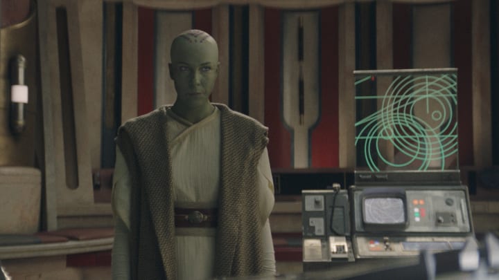 Vernestra Rwoh (Rebecca Henderson) in Lucasfilm's THE ACOLYTE, season one, exclusively on Disney+. ©2024 Lucasfilm Ltd. & TM. All Rights Reserved.