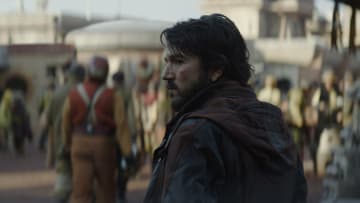 Cassian Andor (Diego Luna) in Lucasfilm's ANDOR, exclusively on Disney+. ©2022 Lucasfilm Ltd. & TM. All Rights Reserved.