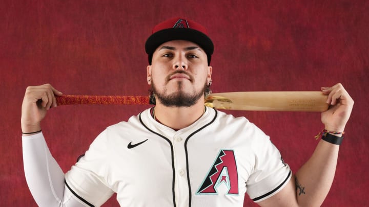 Andres Chaparro during photo day at Salt River Fields at Talking Stick on Feb. 21, 2024.