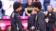 Serge Gnabry und Karim Adeyemi sind beim DFB-Team Rivalen