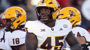 Arizona State Sun Devils linebacker K'Vion Thunderbird (45) is transferring to Fresno State.