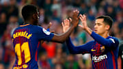 Dembelé e Coutinho, due dei giocatori colpiti dalla maledizione dei 100 milioni di euro