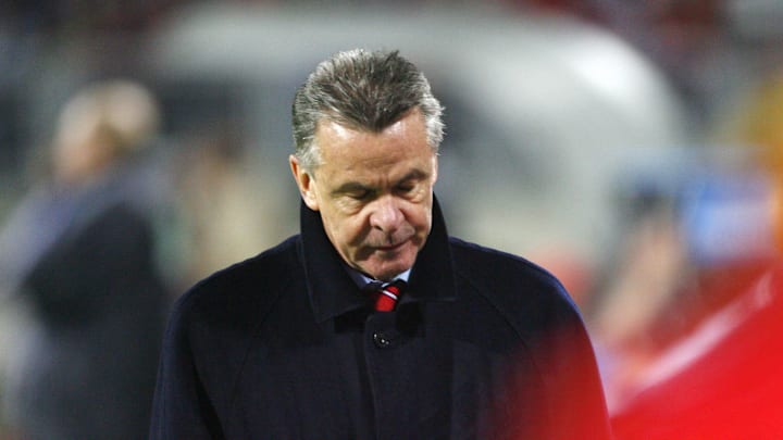 Bayern Munich's new coach Ottmar Hitzfel...