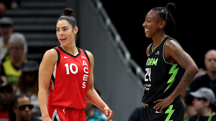 Las Vegas Aces, Seattle Storm, Kelsey Plum, Jewell Loyd