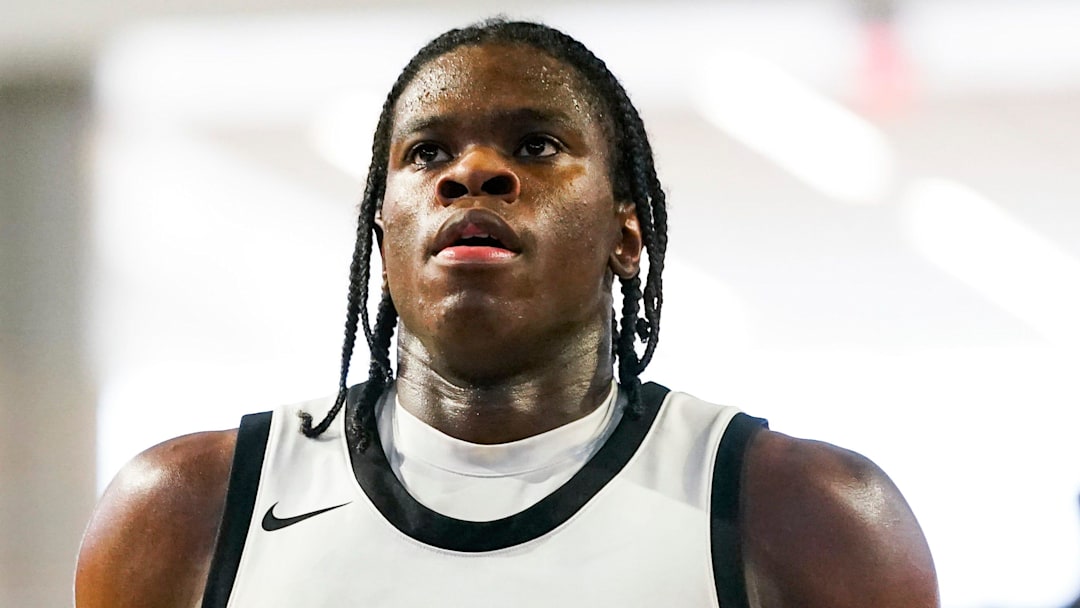 Paul VI Panthers guard Jordan Smith (23) prepares to shoot free throws during the third quarter of the City of Palms Classic first round game against the Garfield Heights Bulldogs at Suncoast Credit Union Arena in Fort Myers, Fla., on Thursday, Dec. 18, 2025.