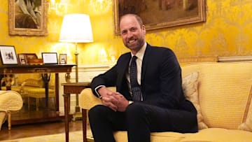 U.S. President-elect Donald Trump meets Britain's Prince William at the UK Ambassador's Residence in