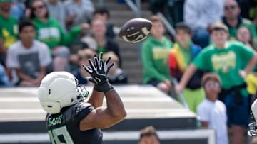 With Kenyon Sadiq, Evan Stewart and Dakorien Moore to catch the football, Oregon is going to air it out in 2025. A recruiting victory today would have helped that tradition to continue.