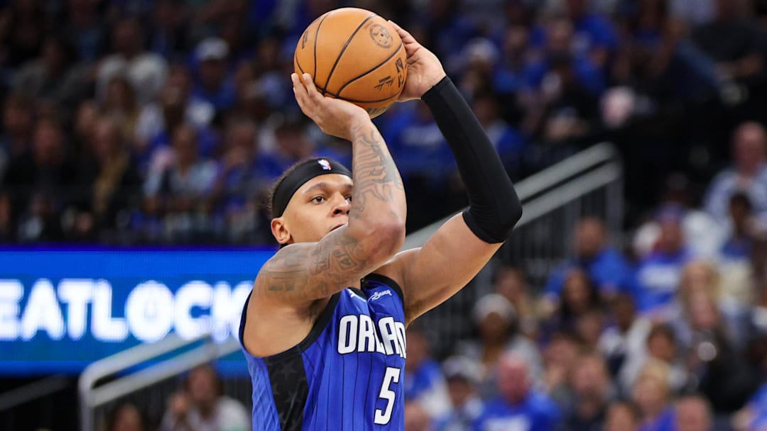 Orlando Magic forward Paolo Banchero signed a contract extension locking him into the team that drafted him No. 1 in 2002 through 2030. Orlando Magic forward Paolo Banchero signed a contract extension locking him into the team that drafted him No. 1 in 2002 through 2030.