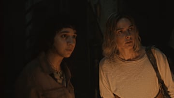 Sara Hazemi and Rebecca Ferguson in Silo season 2. Image: Apple TV+.