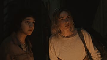 Sara Hazemi and Rebecca Ferguson in Silo season 2. Image: Apple TV+.