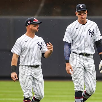 Gardner and Judge at Yankee Stadium. 