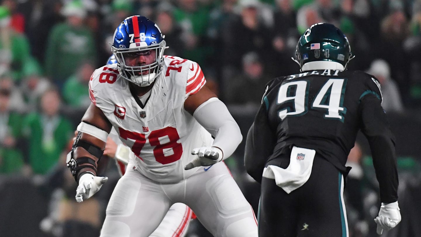 Giants Left Tackle Andrew Thomas Limited in Practice