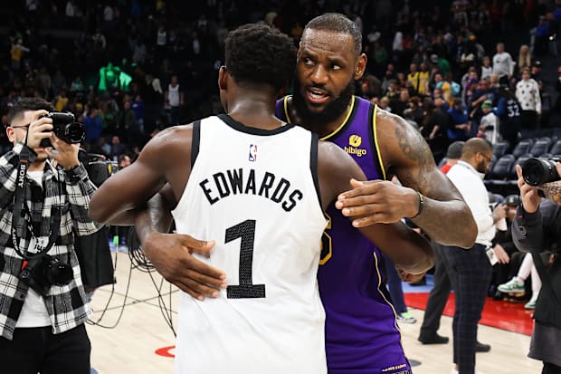 Anthony Edwards, LeBron James
