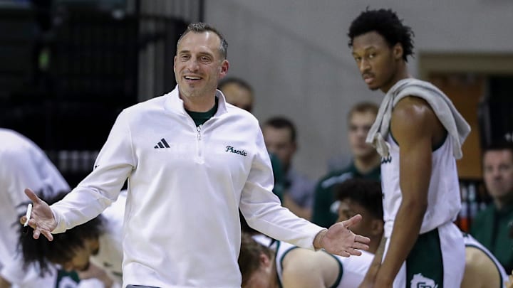 Wisconsin Green Bay head coach Doug Gottlieb will pause his national radio show to fully focus on his coaching job. Wisconsin Green Bay head coach Doug Gottlieb will pause his national radio show to fully focus on his coaching job.