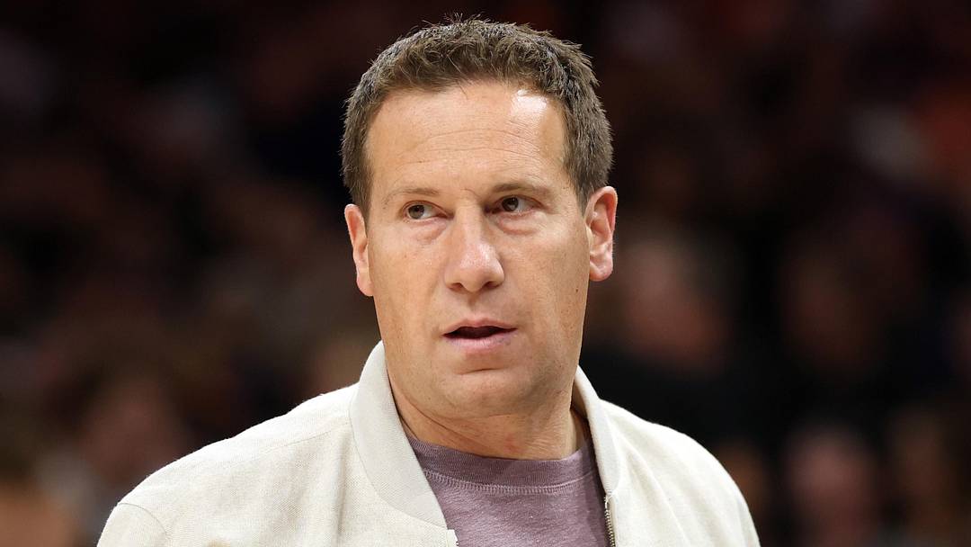Nov 6, 2025; Phoenix, Arizona, USA; Phoenix Suns owner Mat Ishbia against the Los Angeles Clippers at the Mortgage Matchup Center. Mandatory Credit: Mark J. Rebilas-Imagn Images
