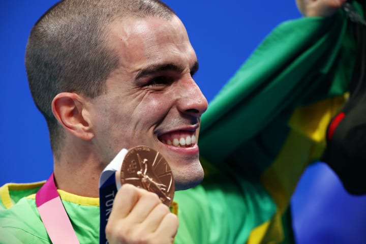 Bruno Fratus medalha bronze Olimpiada Toquio