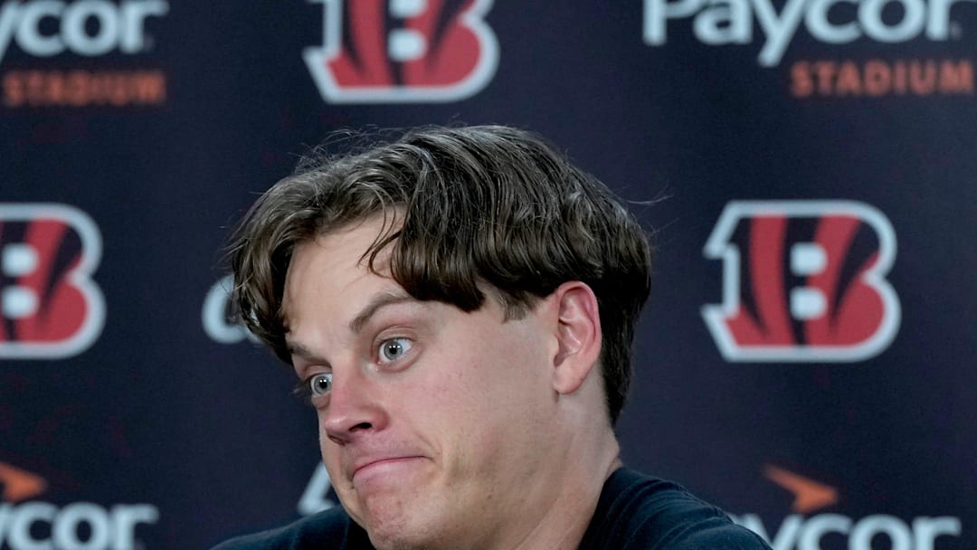 Cincinnati Bengals quarterback Joe Burrow shrugged.