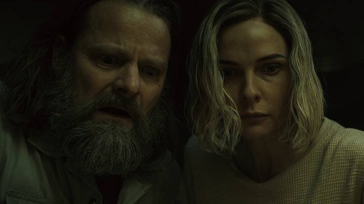 Steve Zahn and Rebecca Ferguson in Silo season 2.