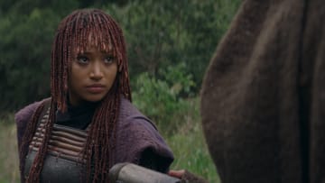 (L-R): Mae Aniseya (Amandla Stenberg) and Qimir (Manny Jacinto) in Lucasfilm's THE ACOLYTE, season one, exclusively on Disney+. ©2024 Lucasfilm Ltd. & TM. All Rights Reserved.