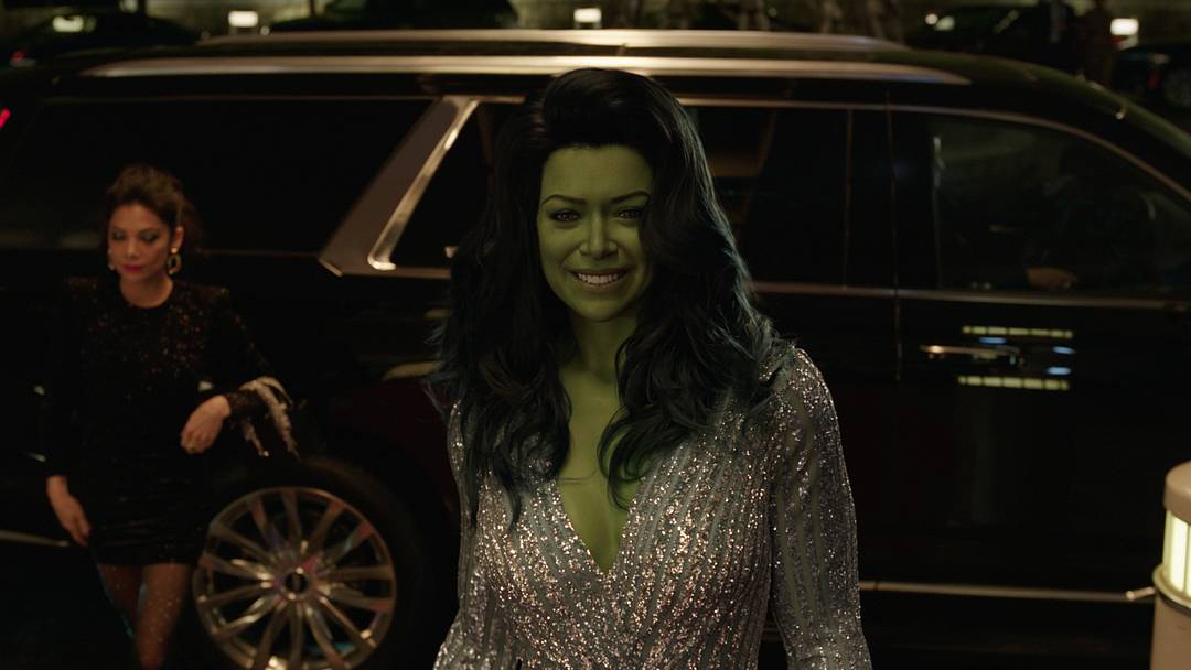 (L-R): Ginger Gonzaga as Nikki Ramos and Tatiana Maslany as Jennifer "Jen" Walters/She-Hulk in Marvel Studios' She-Hulk: Attorney at Law, exclusively on Disney+. Photo courtesy of Marvel Studios. © 2022 MARVEL. (L-R): Ginger Gonzaga as Nikki Ramos and Tatiana Maslany as Jennifer "Jen" Walters/She-Hulk in Marvel Studios' She-Hulk: Attorney at Law, exclusively on Disney+. Photo courtesy of Marvel Studios. © 2022 MARVEL.