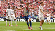 Sorloth, de cabeça, fez um dos gols colchoneros